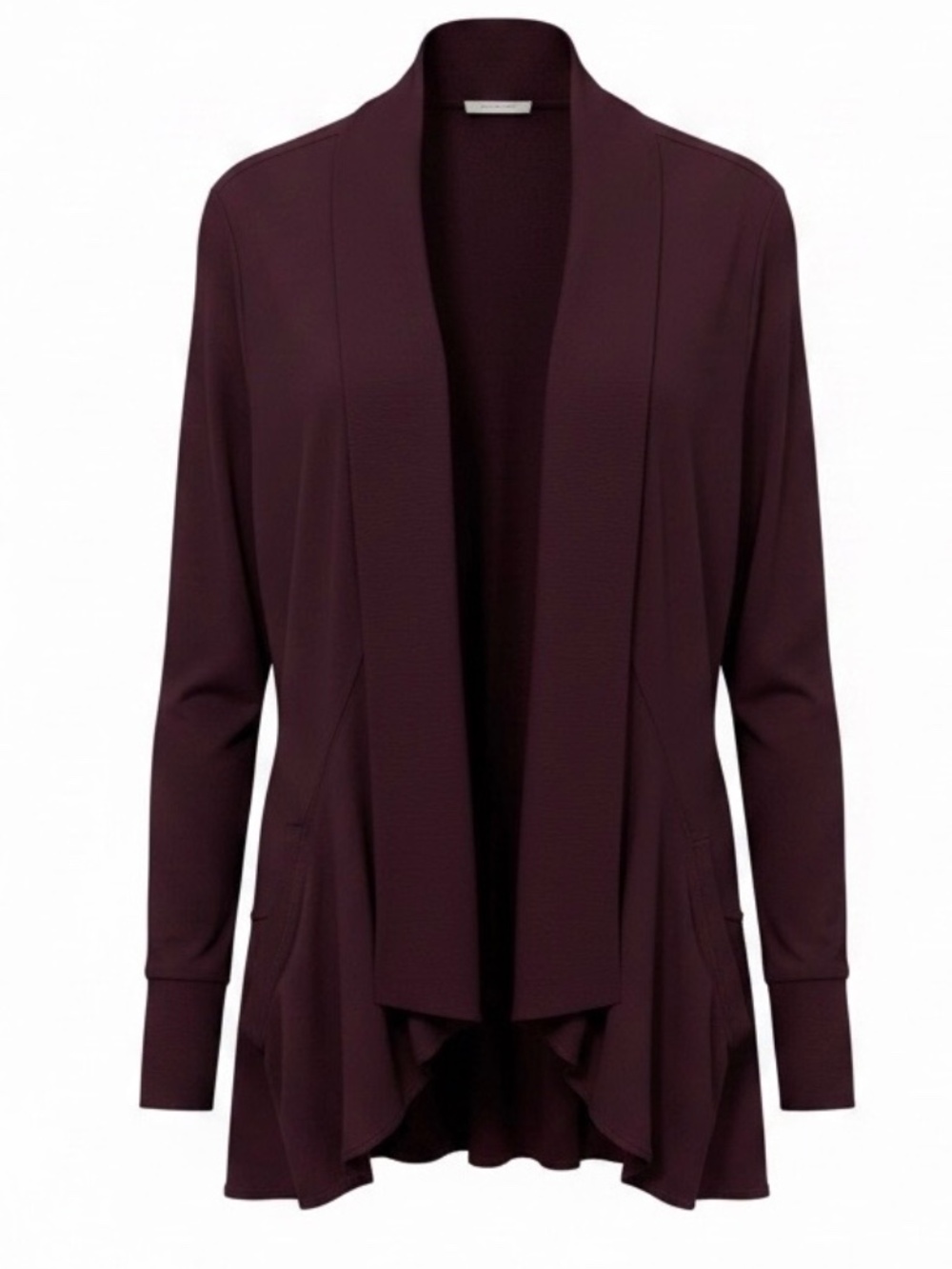 Burgundy Pranayama Restore Wrap from Athleta.